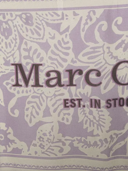 Fular Marc O'polo cu model floral cu imagine violet