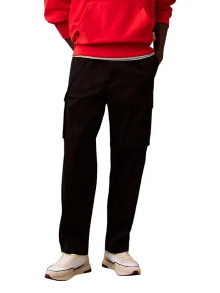 Kargo hlače Calvin Klein črna