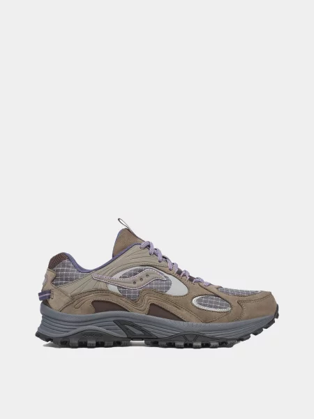 Жіночі Кросівки Saucony текстиль коричневий
