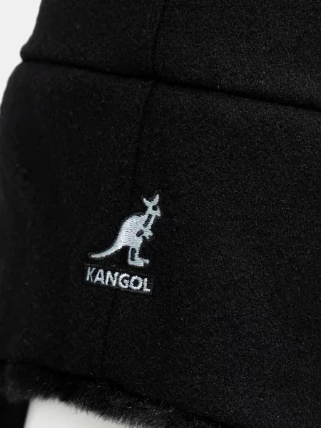 Шерстяная шапка Kangol черная