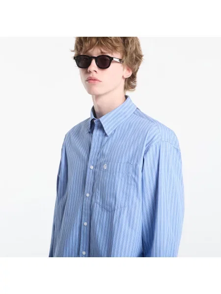 Риза Carhartt WIP L/S Keene Shirt UNISEX Keene Stripe Curacao M