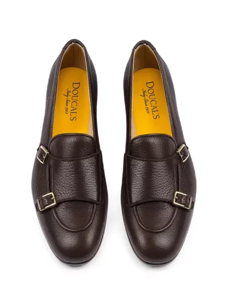 Pantofi loafer Doucal's cu cataramă maro