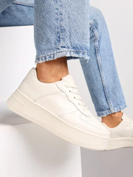 Sneakers cu platformă șiretate Arvilla bej