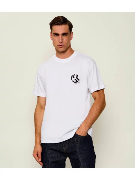 Karl Lagerfeld Jeans Tricou alb