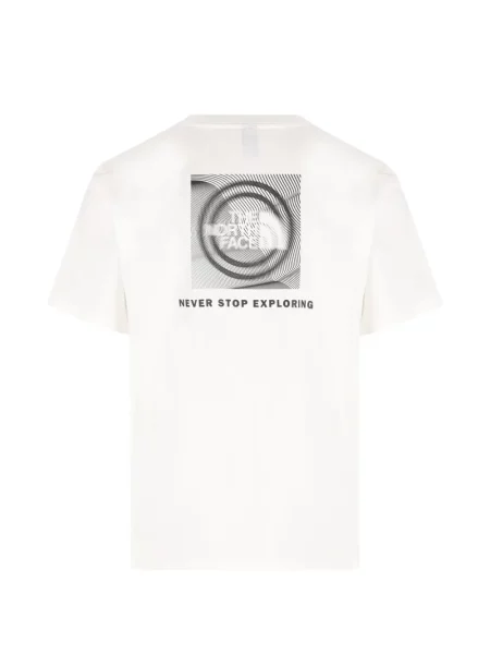 Tricou The North Face cu imagine alb