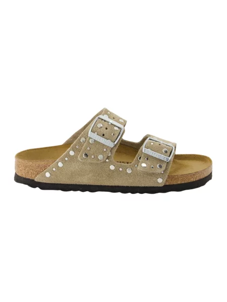 Trampki Birkenstock Arizona Rivets Suede Leather Taupe EUR 38 beżowe