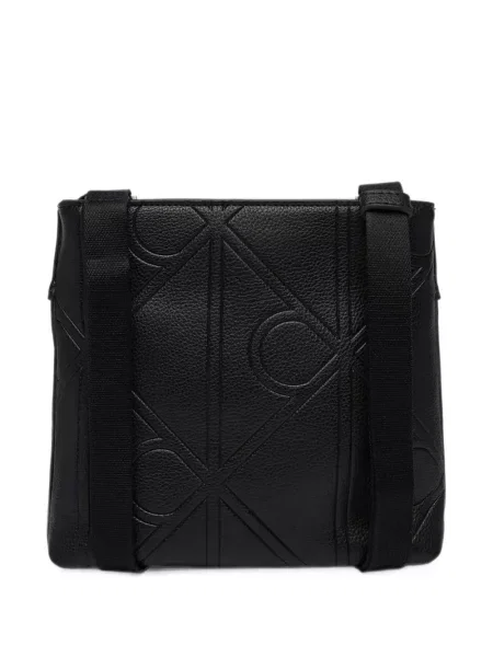 Crossbody taška Calvin Klein s autogramem černá