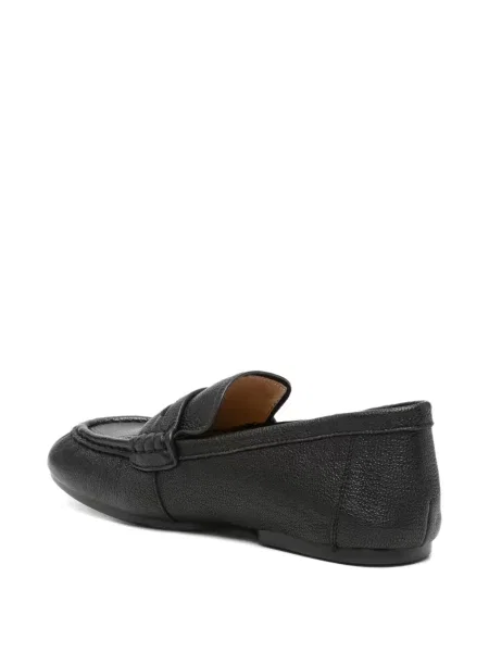 Pantofi loafer Sergio Moretti Firenze cu autograf negru