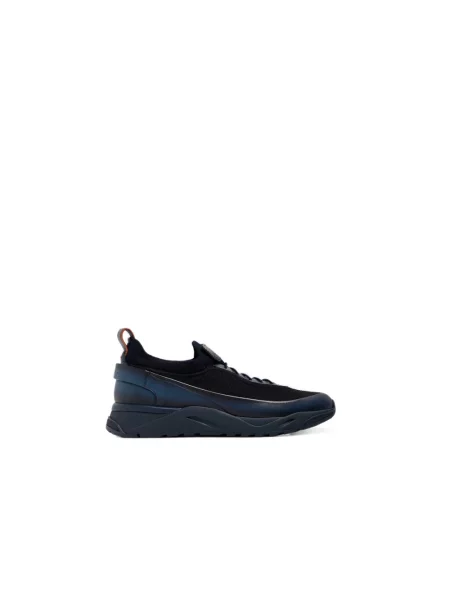 Sneakersy Santoni niebieskie