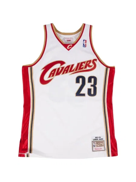 Cămașă Mitchell & Ness din jerseu alb