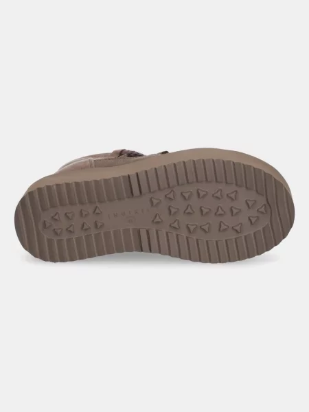 Замшеві чоботи Inuikii Classic Low Platform коричневий