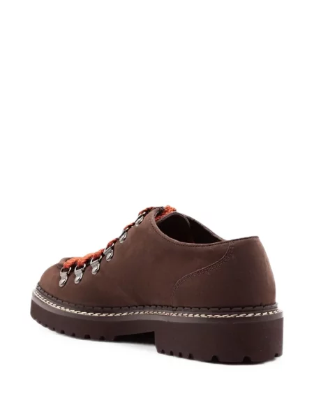 Fűzős szarvasbőr sneaker Doucal's barna