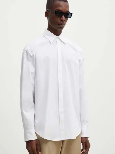 MSGM ing férfi olasz galléros relaxed fehér