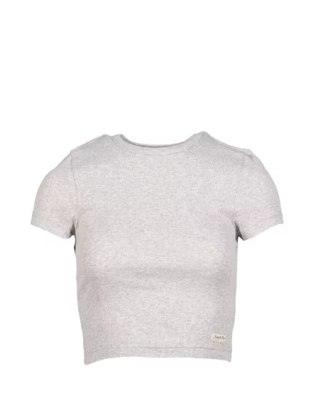 Tricou Sporty & Rich cu autograf gri