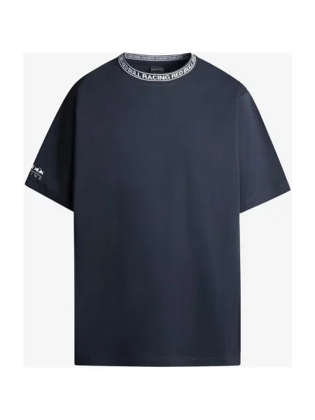 Koszulka Red Bull Racing Pepe Jeans Branded Collar krótki rękaw granatowa S czerwona