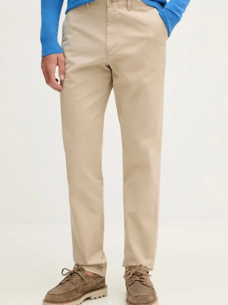 Tommy Hilfiger hlače z elastanom bež