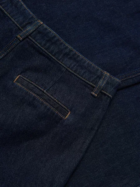 Reserved Широкі джинси темно-синій сині