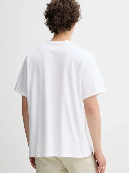 Tričko Levi's SS RELAXED FIT TEE s potiskem bílá