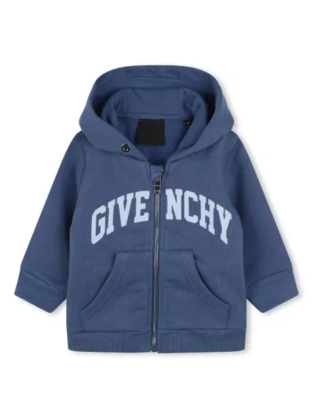 Bluza z kapturem dziecięca Givenchy niebieska