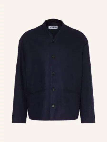 Jil Sander Bomberka blau granatowy