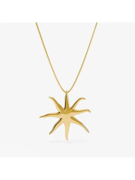 Огърлица FURIOSA® Starfish Necklace cm Gold Universal златисто