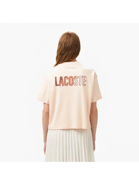 Lacoste футболка рожева