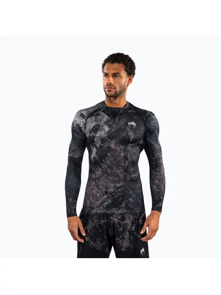 Sală de gimnastică tricou cu mânecă lungă Venum cu mâneci lungi negru