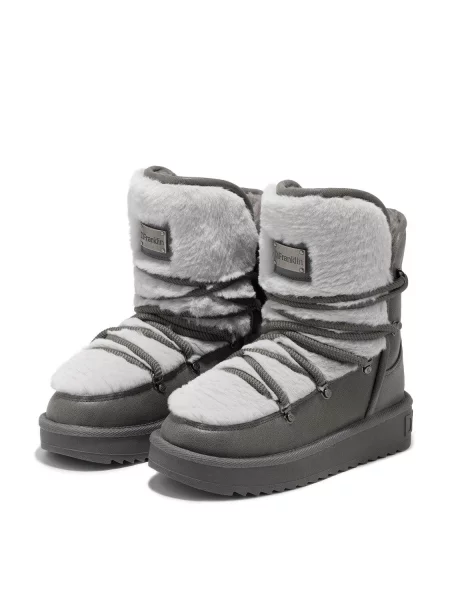 Buty śniegowce D.Franklin ocieplane szare