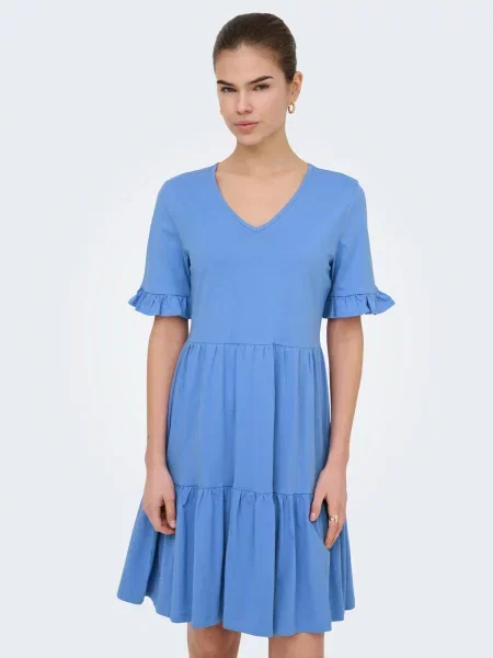 ONLY Rochie de vară ONLBLOOM' albastru
