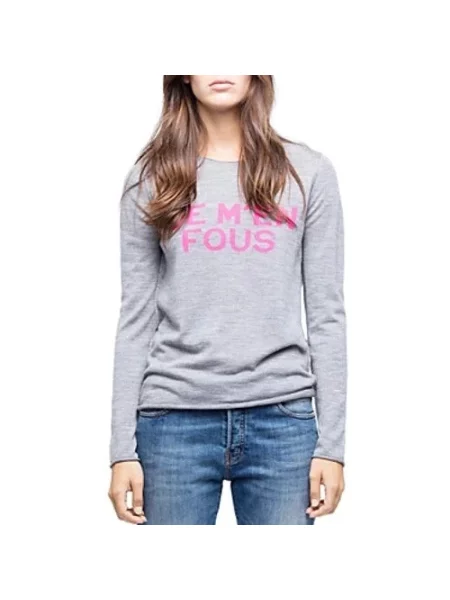 Sweter Zadig & Voltaire szary