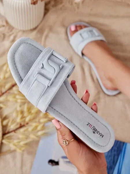 Șlapi Resti cu cataramă albastru