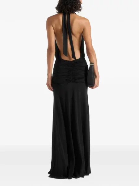 Rochie maxi Manière De Voir drapată negru