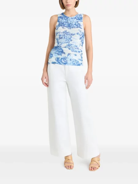 Pantaloni Cinq A Sept alb