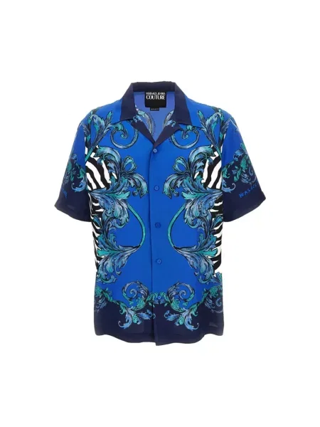 Koszula dżinsowa Versace Jeans Couture niebieska
