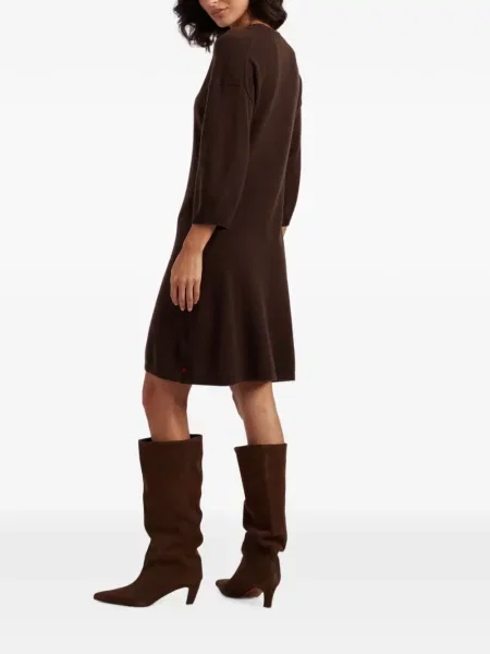 Rochie mini Chinti & Parker în linie A maro