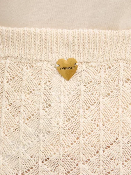 Спідниця з домішкою льону Twinset