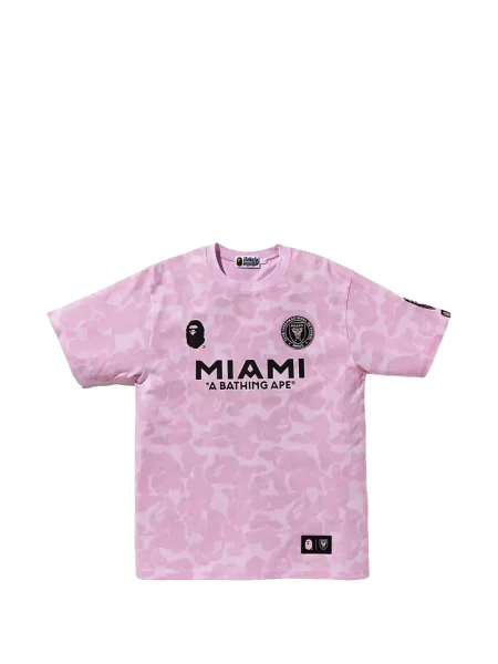 Koszula A Bathing Ape® z nadrukiem różowa