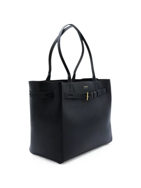 Geantă shopper Tom Ford din piele negru