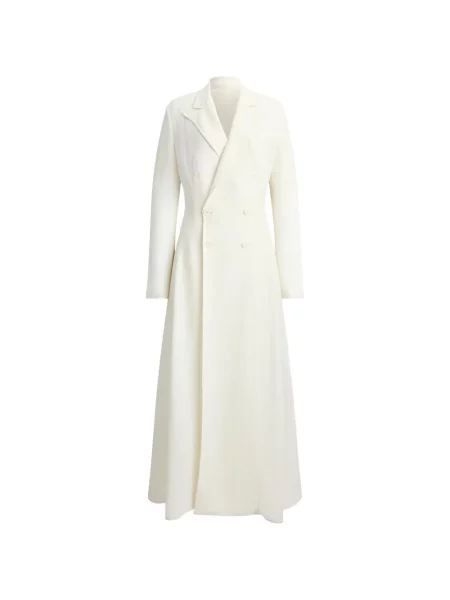 Sukienka midi Ralph Lauren Collection do kolan dwurzędowa garniturowa