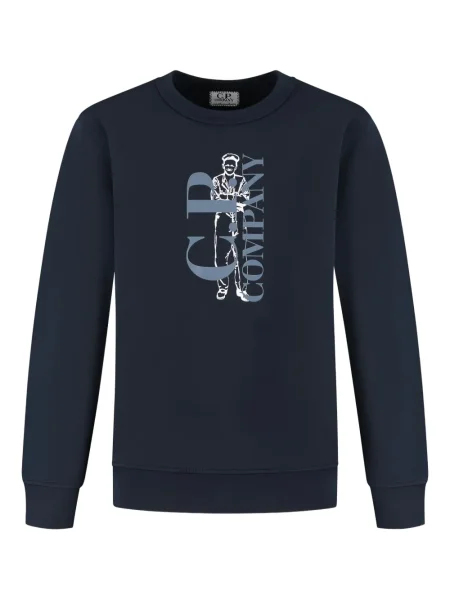 Bluza dziecięca C.p. Company niebieska