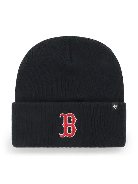 Téli sapka 47 Brand MLB Boston Red Sox Haymaker navy. Méret: OS piros