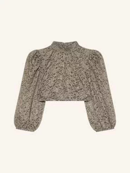 Heimatglück Tracht Bluzka Bawarska Kassandra Z Rękawami Z Koronki beige beżowa