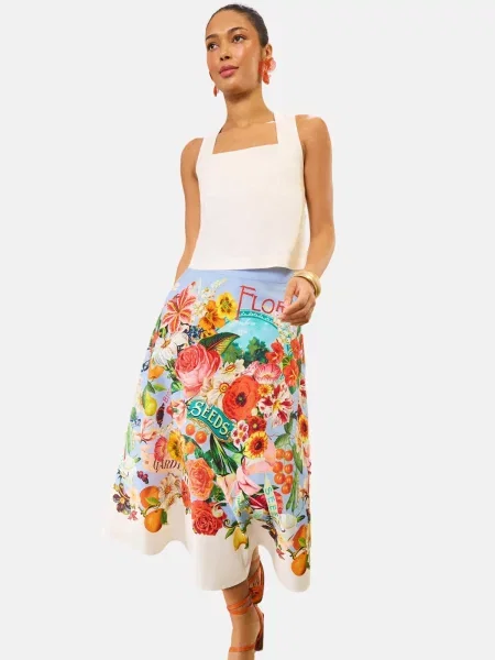 Love & roses Fustă / mai multe culori albastru