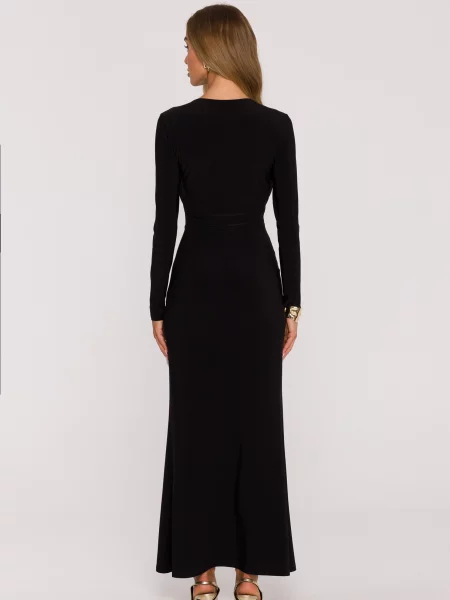 Rochie maxi Made Of Emotion eleganta negru