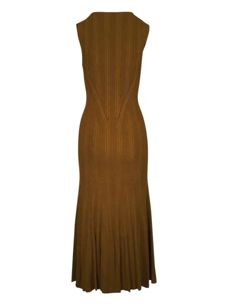 Rochie Adam Lippes fără mâneci maro