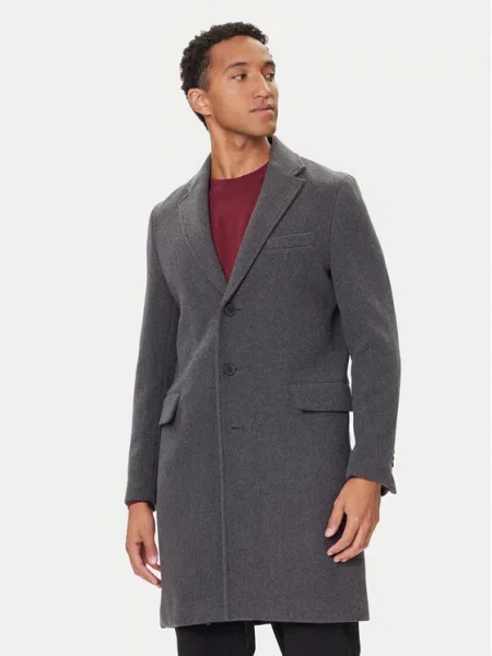 United Colors Of Benetton Вовняне пальто сірий