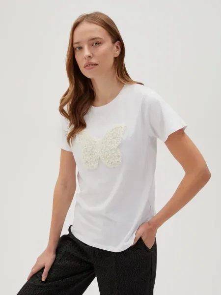 Tricou Marisse alb