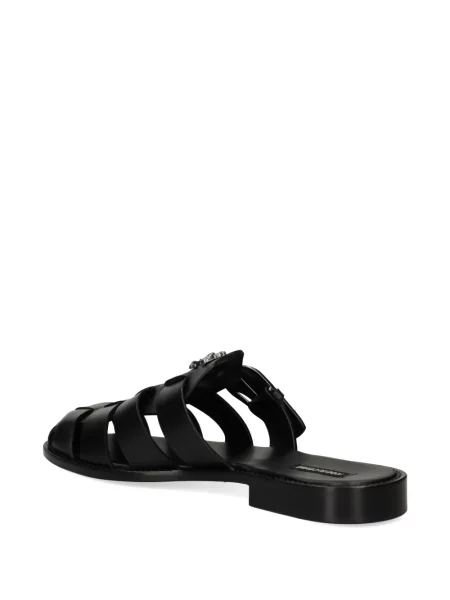 Sandale Roberto Cavalli cu aplicații negru
