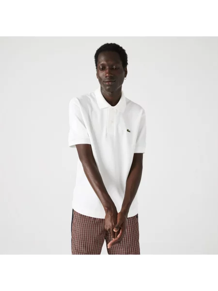 Поло Lacoste белое