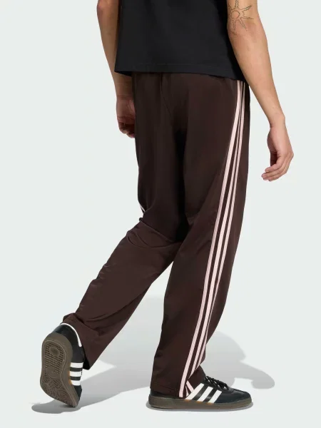 Повседневные переработанный брюки Adidas коричневые